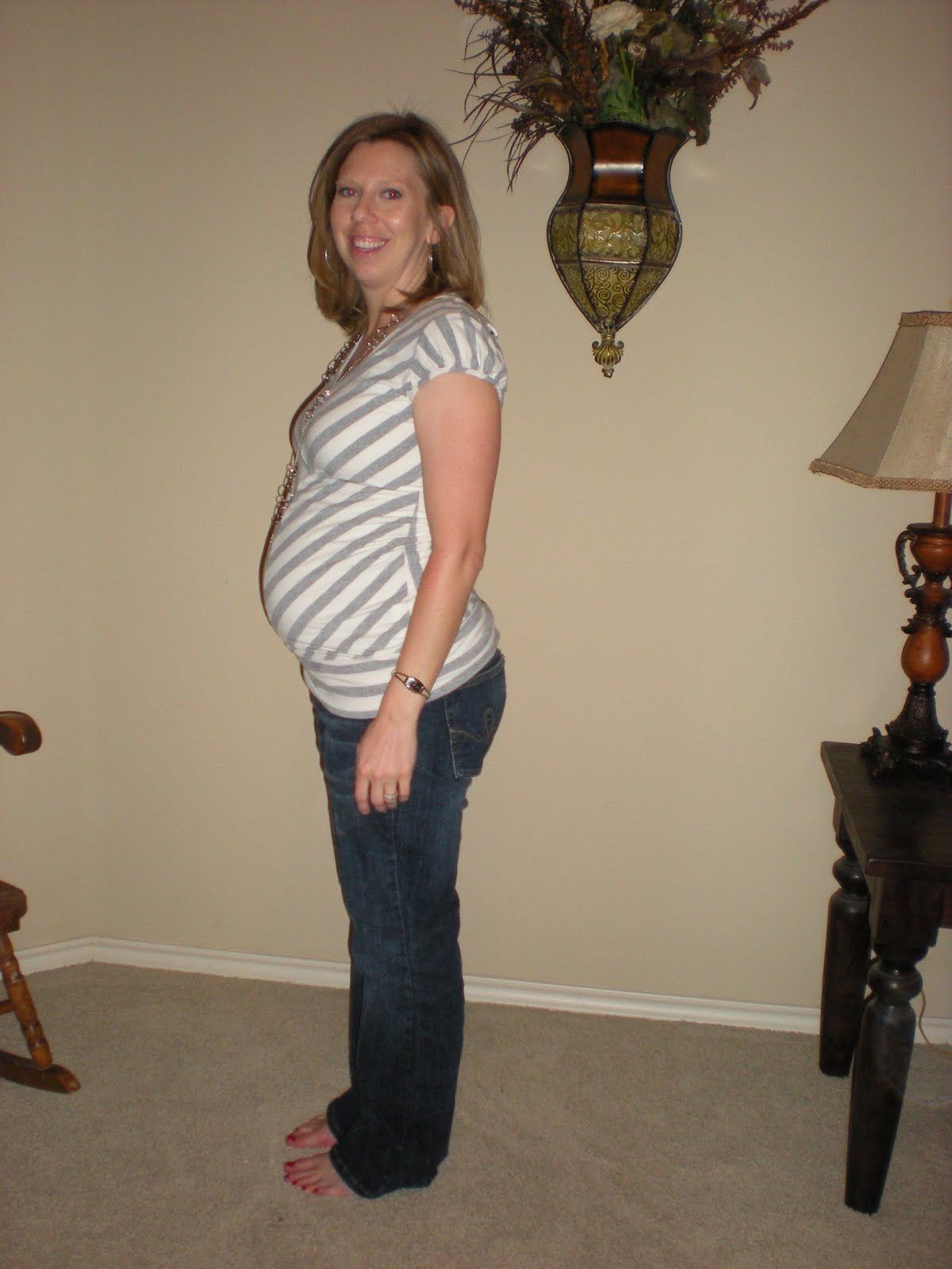 The Hart Happenings 24 week Baby Bump...or Ball!