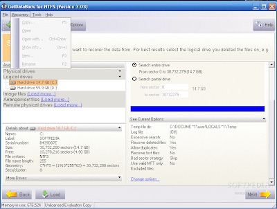 getdataback for ntfs fat v3.03