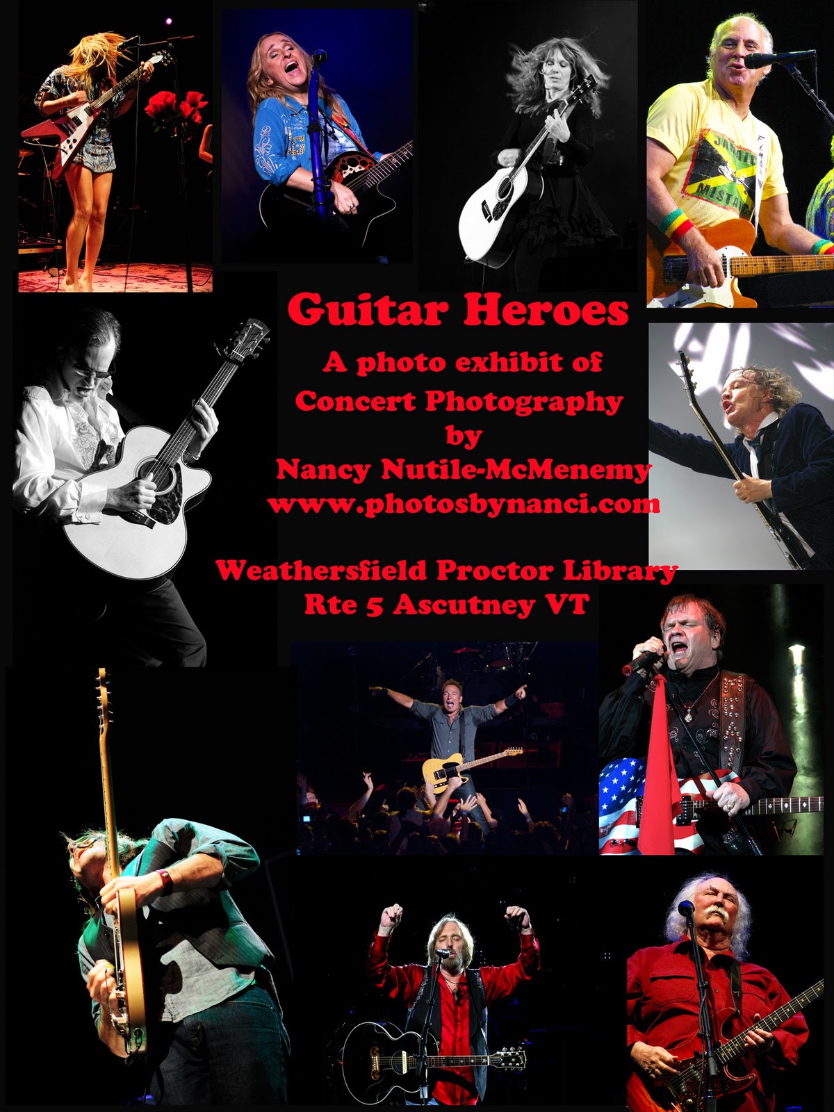 Guitar Heroes, A Concert Photo Exhibit