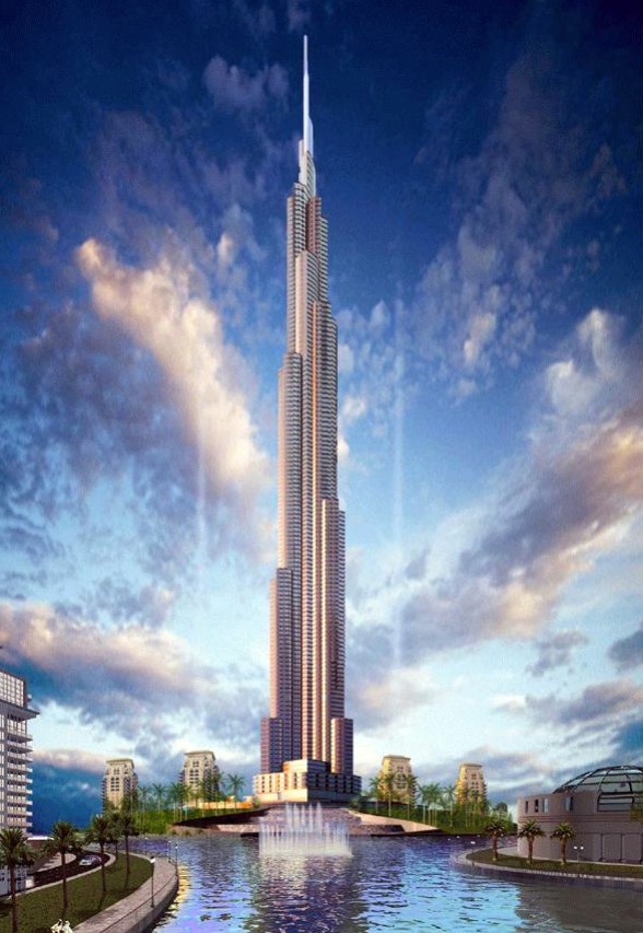 Torre Burj Khalifa Bin Zayid Em Dubai O Prédio Mais Alto Do Mundo