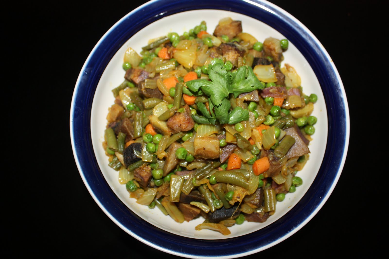 Recipes and Tips To Fight M.S. Violet Yam Stir Fry