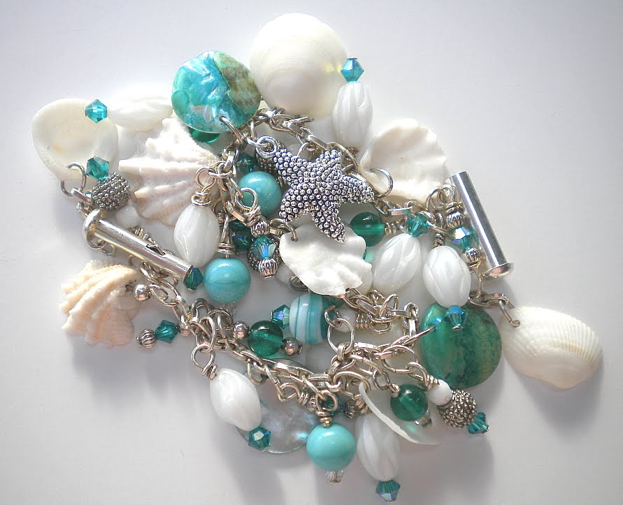 Del's Shells: Seashell Charm Bracelet