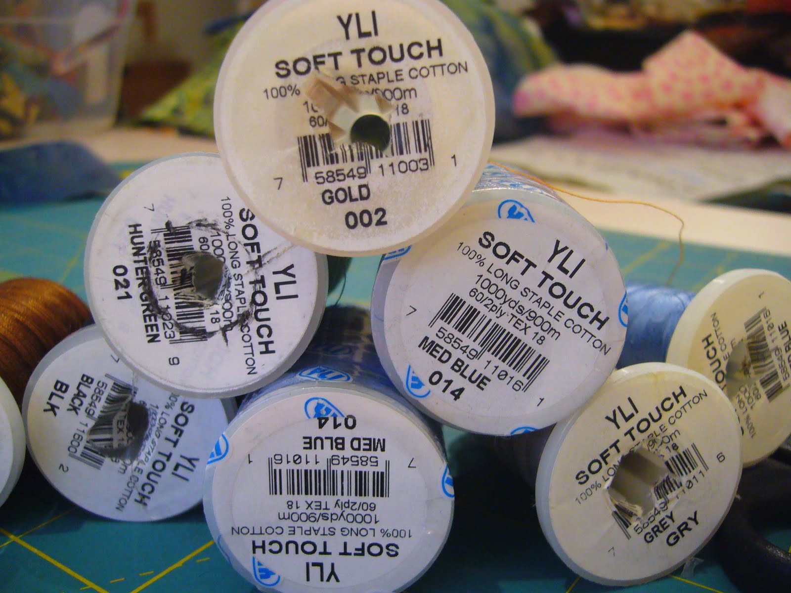 a thread from the edge Bobbin Threads and Apron Strings