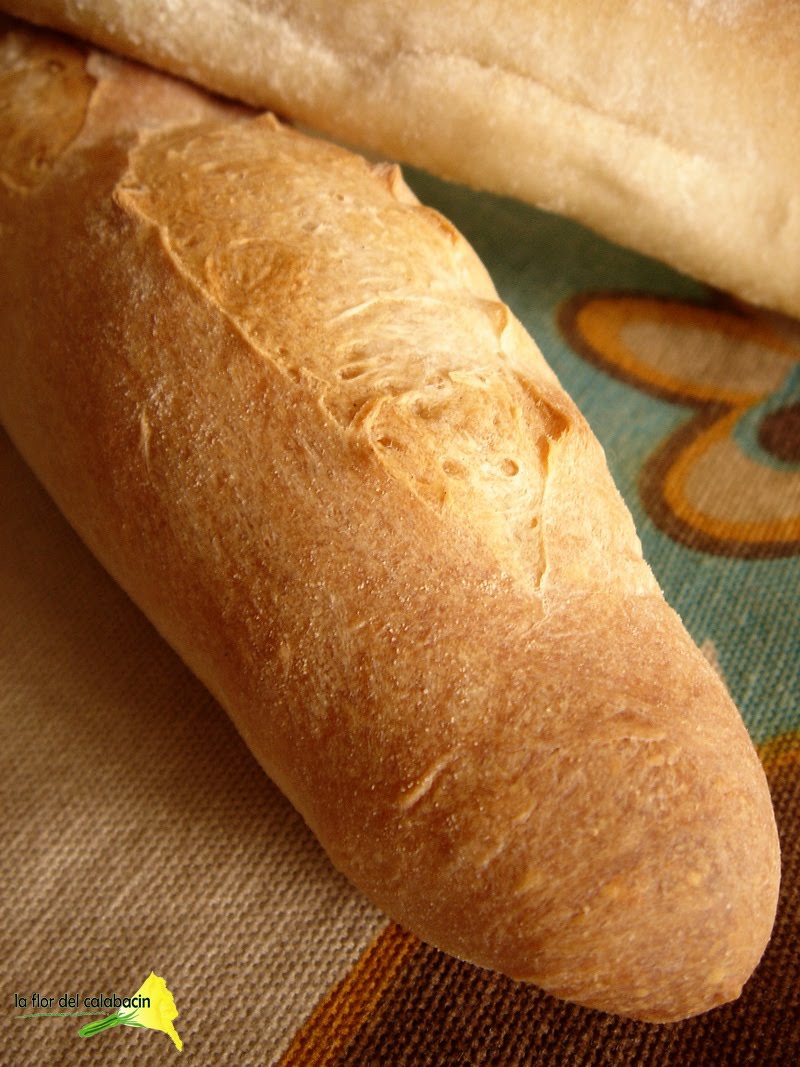 La flor del calabacín: Baguettes de masa madre según Paul Merry, y una ...