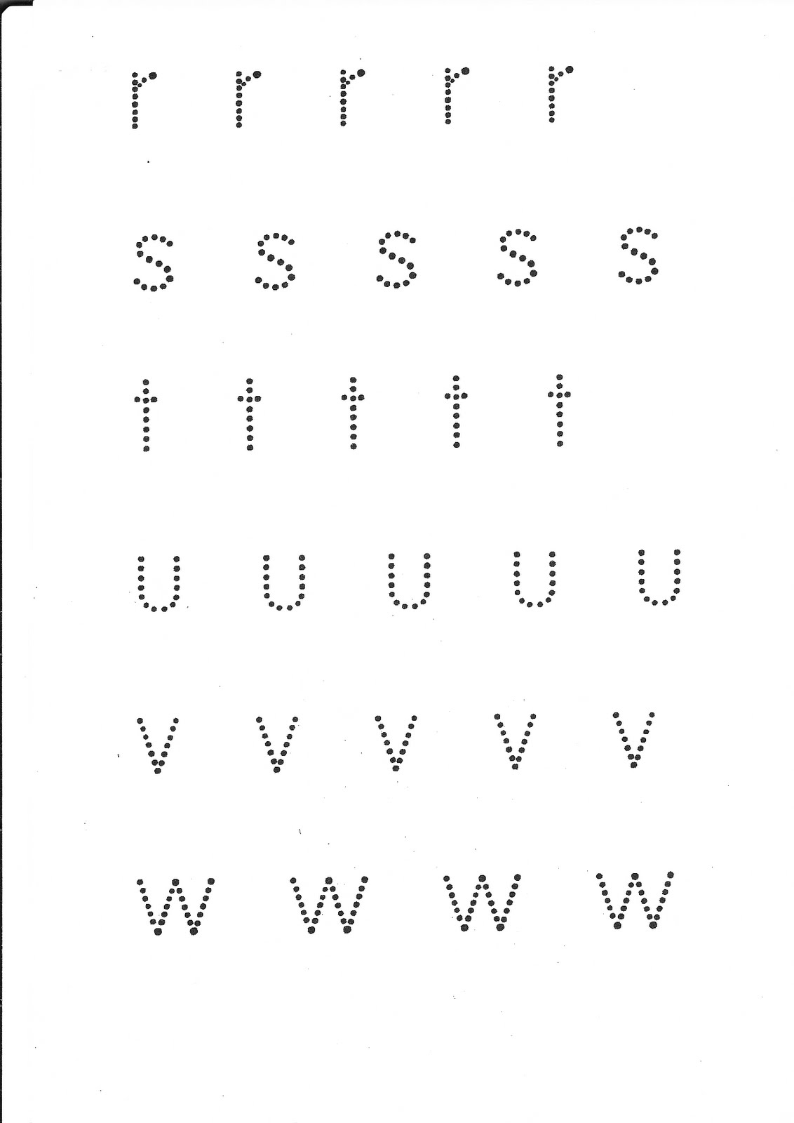 Kids alphabet writing