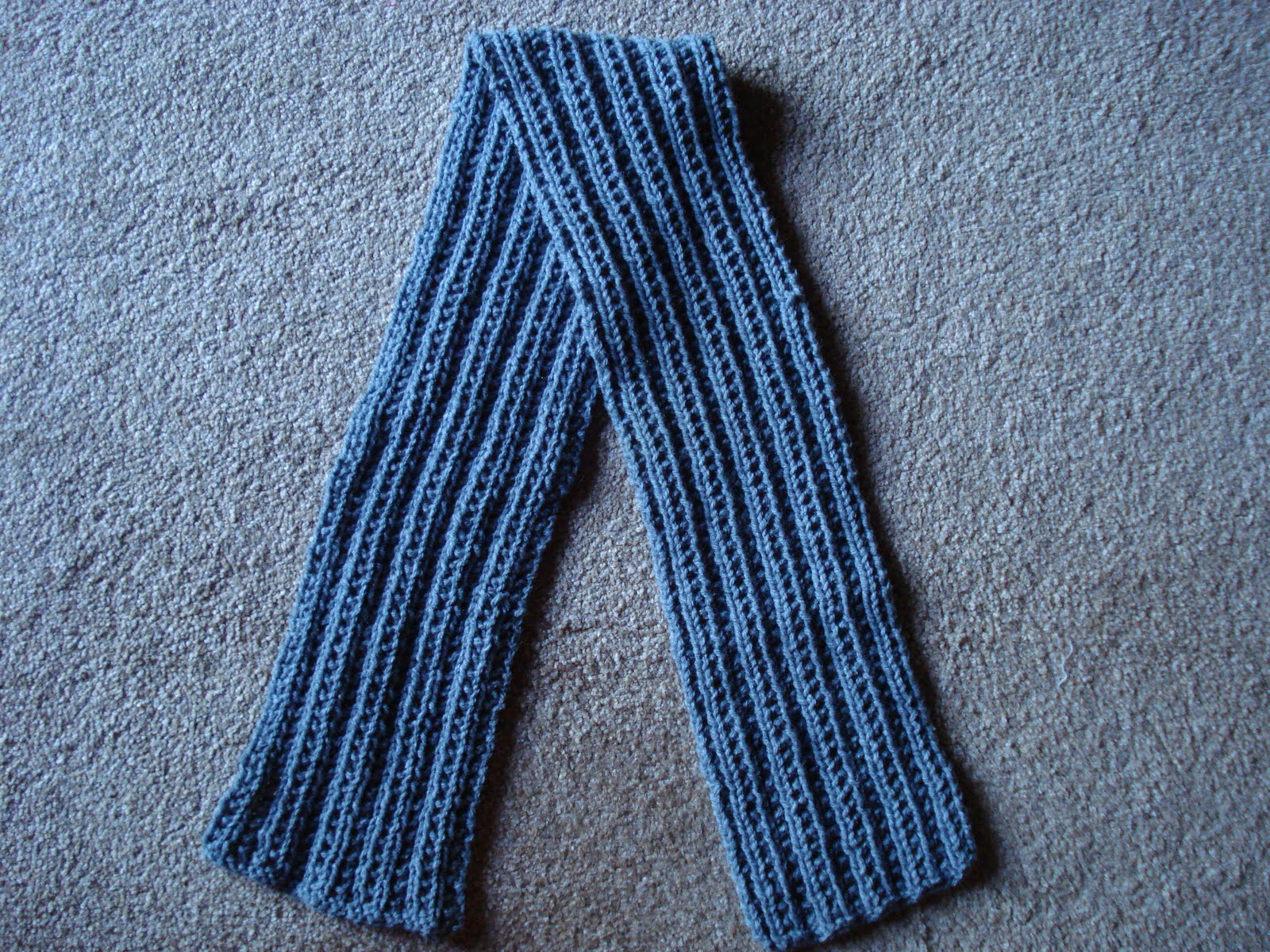 Men's Scarf Knit Pattern - Design Patterns