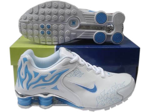 nike shox r4 bleu