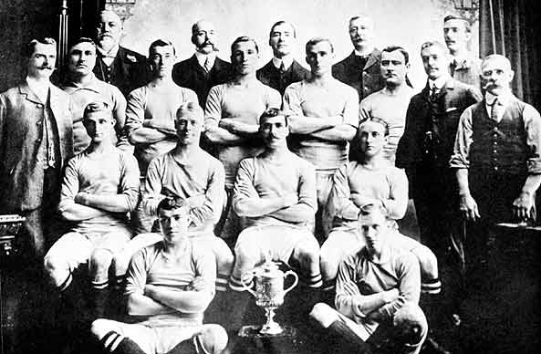 Il City vincitore in FA Cup 1904