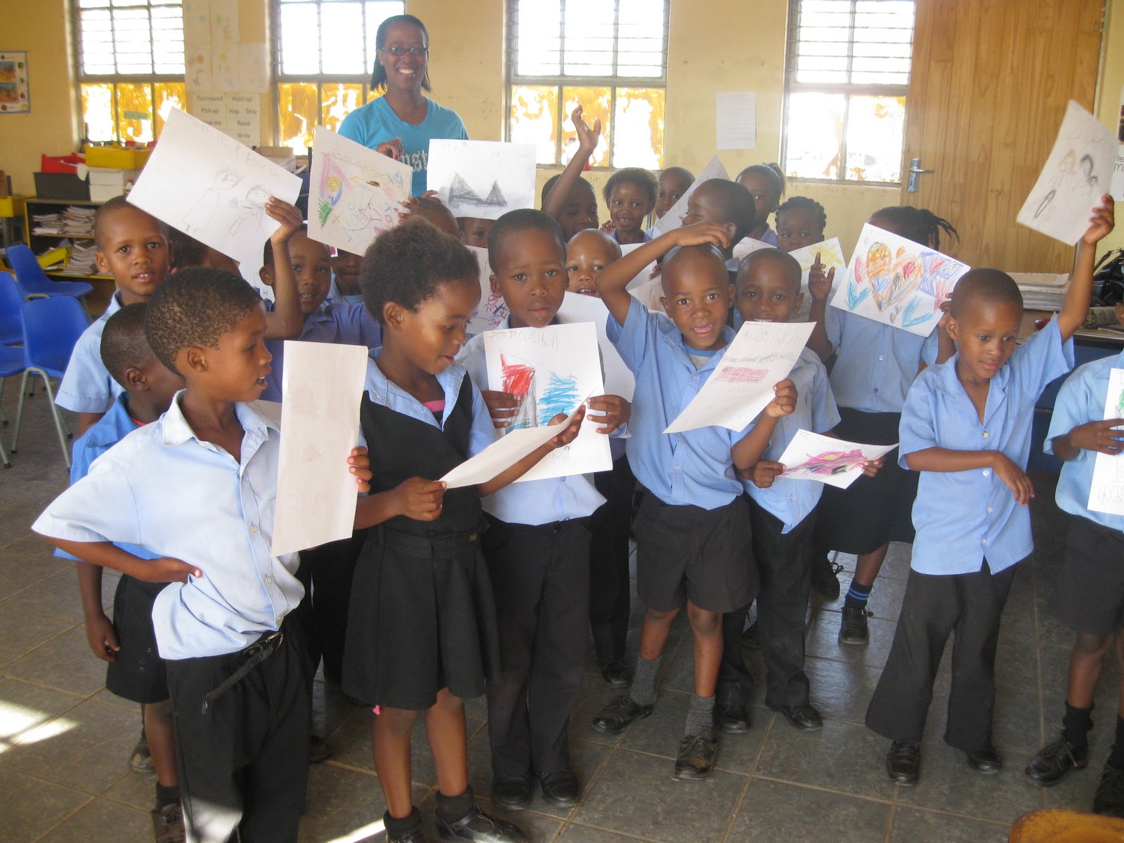 Karen Kaye in South Africa World Wise Schools South Africa meet