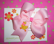 Embroidered Hairbow