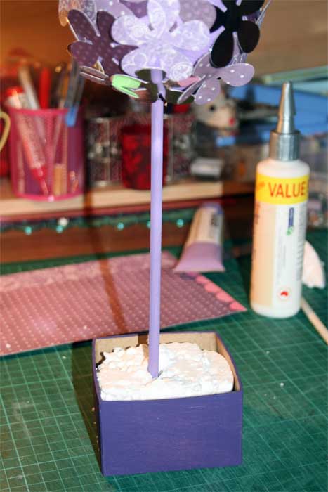 My Life As I Know It: Tutorial - Topiary tree table decoration