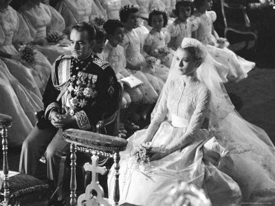 Grace Kelly 1950s Wedding Gown