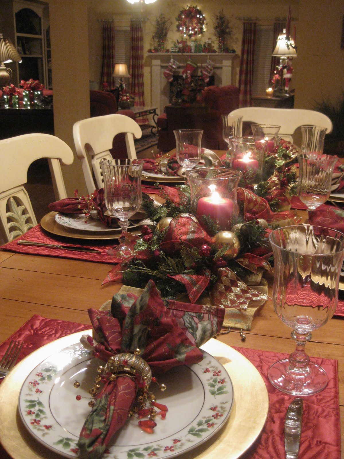 Kristen's Creations: ~~Christmas Day Tablescapes~~