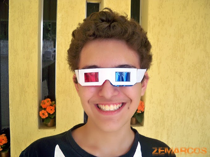 Aprenda a fazer um óculos 3D caseiro