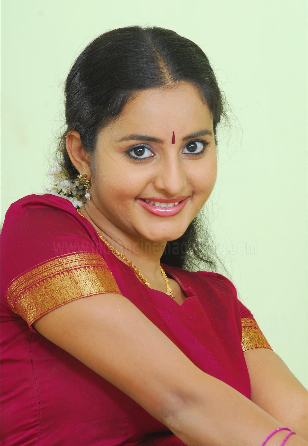 Hottest Bhama in Looking Hot in Red Dress