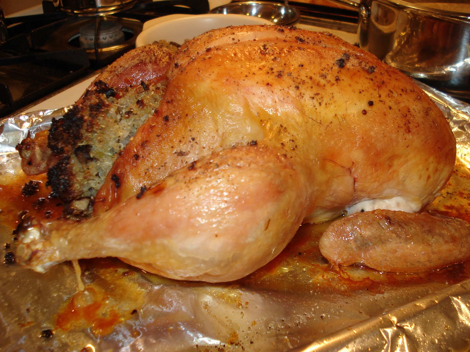 For the love, and lovers, of food. Quinoa stuffed Chicken.