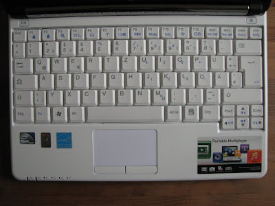 LG X130's keyboard layout.