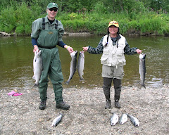 Akiko & Chuck - Alaska Fishing