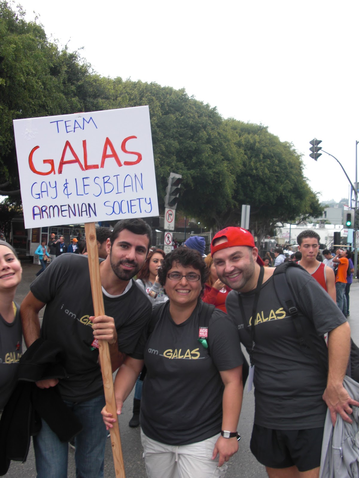 Armenian gay rights group in LA - GALAS, raised thousands for AIDS Walk Los...
