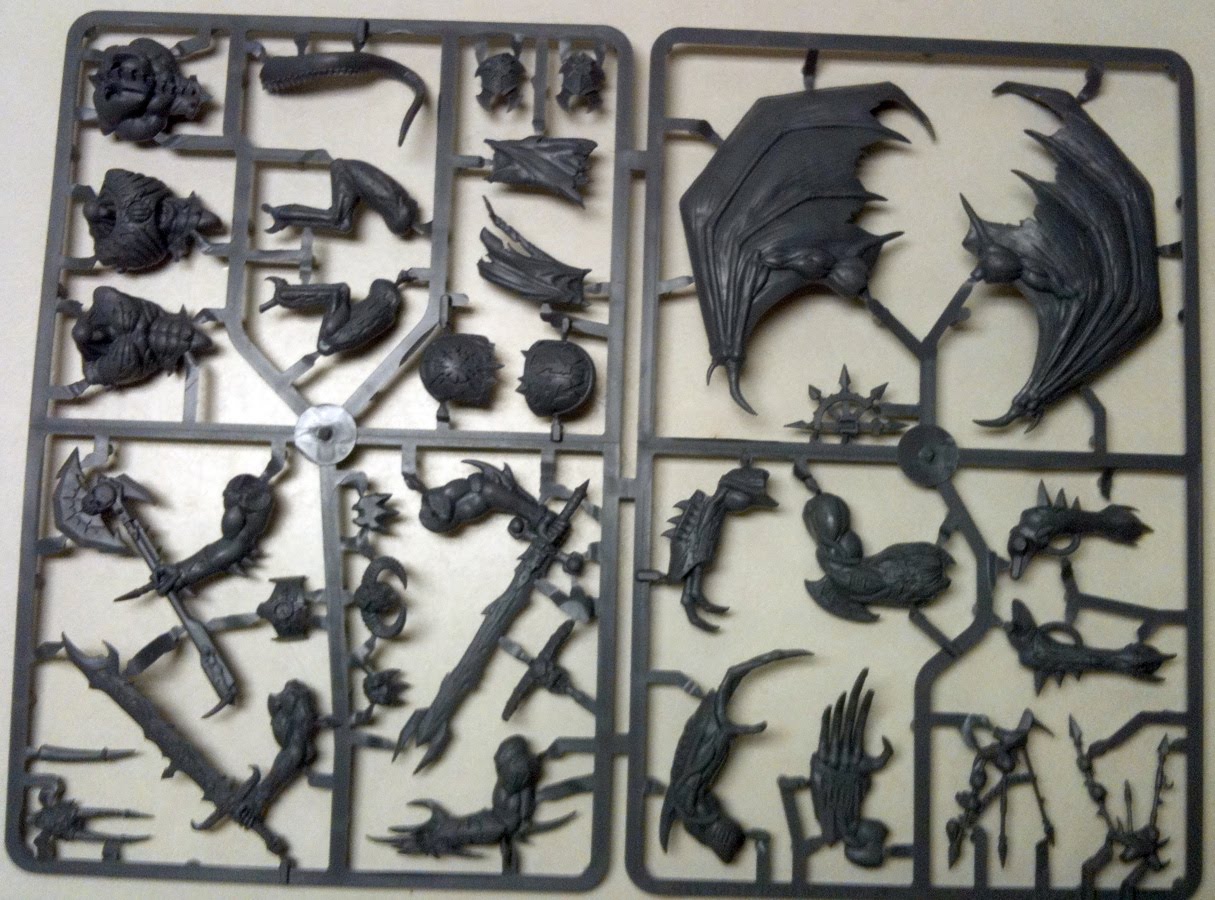 + FigsFreak + I love plastic Warhammer models (demons)