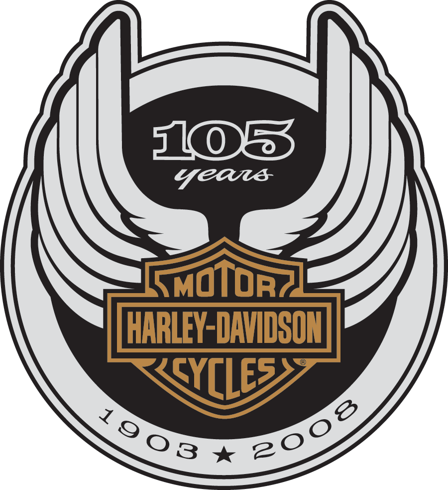 logosociety Harley  Davidson  105th Years Logo 