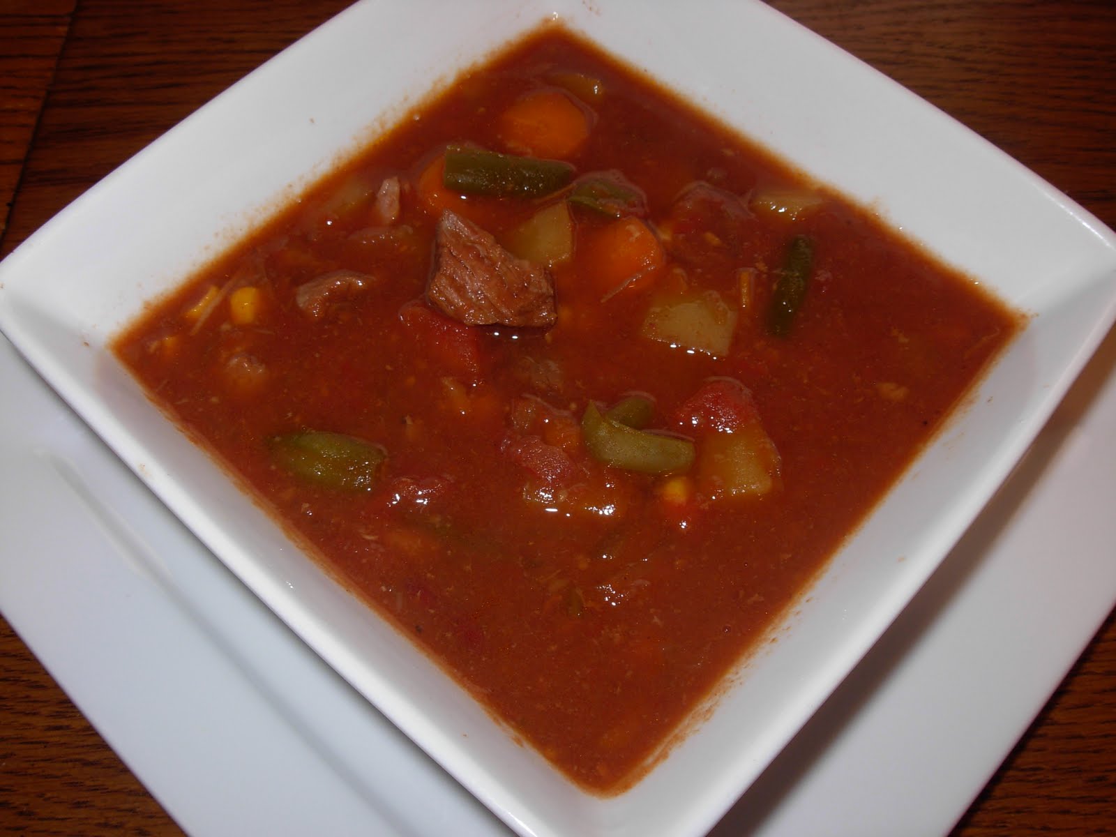 Dinner With Ease Hearty Beef Vegetable Soup (slow cooker recipe)