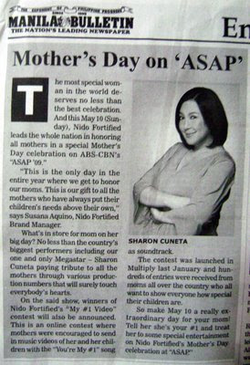 Manila Bulletin newspaper clip