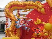 Look at those beautiful Chinese New Year Floats!