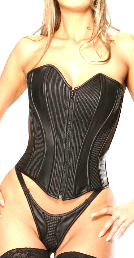 Leather Den: Genuine leather corsets. 