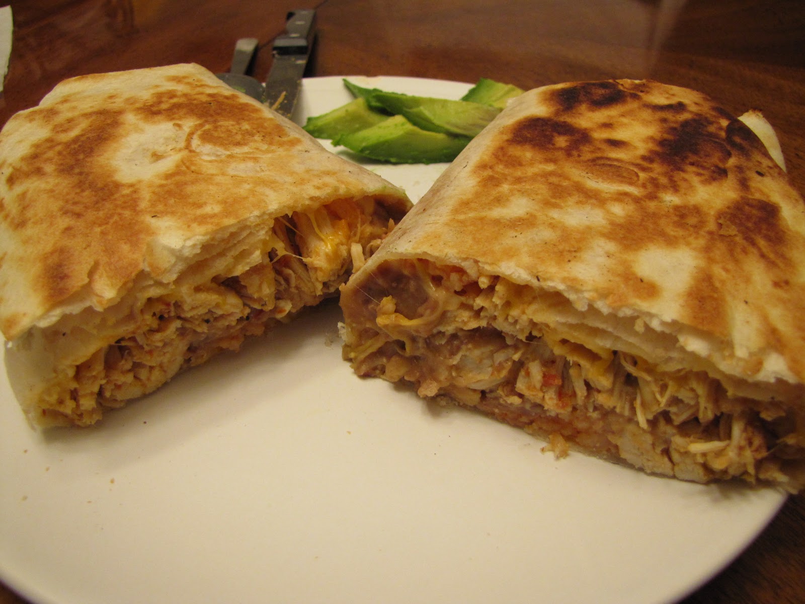 gaga in the kitchen Grilled Chicken Burrito