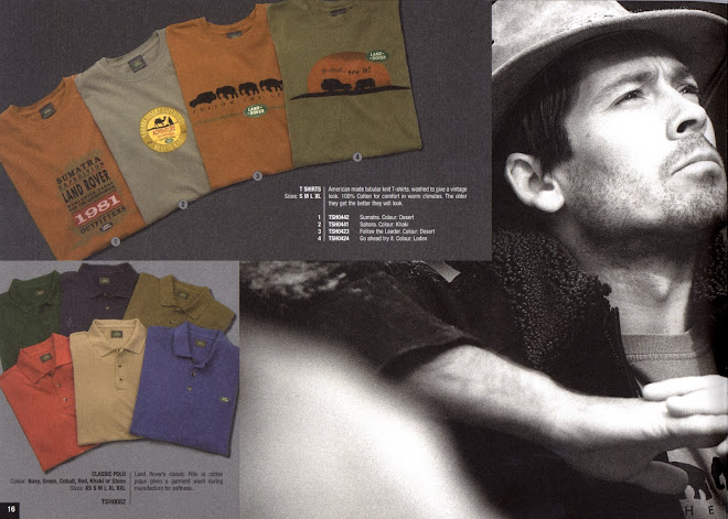 Shirt Designs Featured in Land Rover catalog