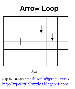 Logic Puzzles: Arrow Loop