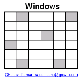Logic Puzzles: Windows
