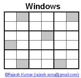 Windows Logic Puzzle Logic Puzzles: Windows