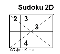 Sudoku Printable: Sudoku 2D