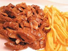 Beef stroganoff