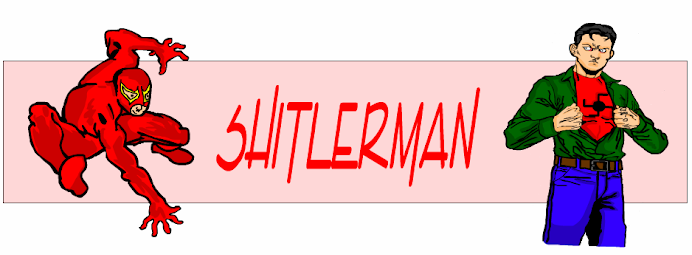 Shitlerman el villano de Parodia cómics