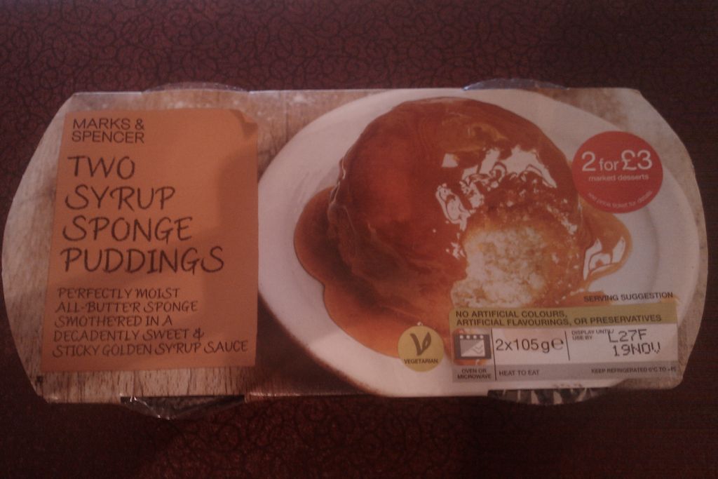 Ready Meals Rock Chick Syrup Sponge Puddings Marks & Spencer