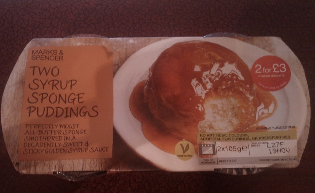 Ready Meals Rock Chick Syrup Sponge Puddings Marks & Spencer