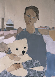 autoportret z niedźwiadkiem polarnym