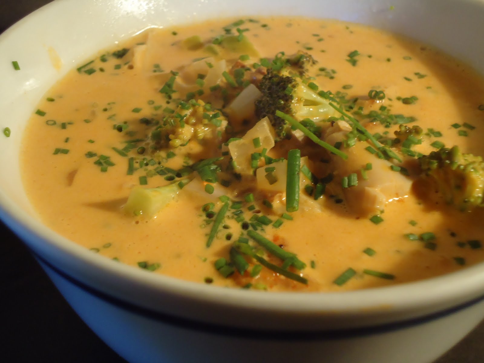 LCHFbloggen Hot Suppe med Kylling og Brokkoli