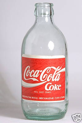 Yugoslavia - Virtual Museum: Coca Cola Bottle from 1988