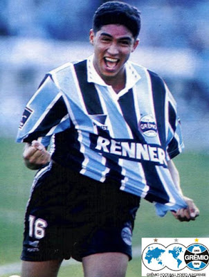 suspend Oral Invite Camisas do Grêmio: Tricolor 1995 - 1996