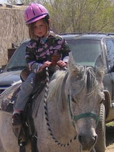 Audrey rides a horse by herself on her 4th Birthday!!