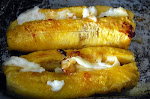 Plátanos Horneados con queso Llanero