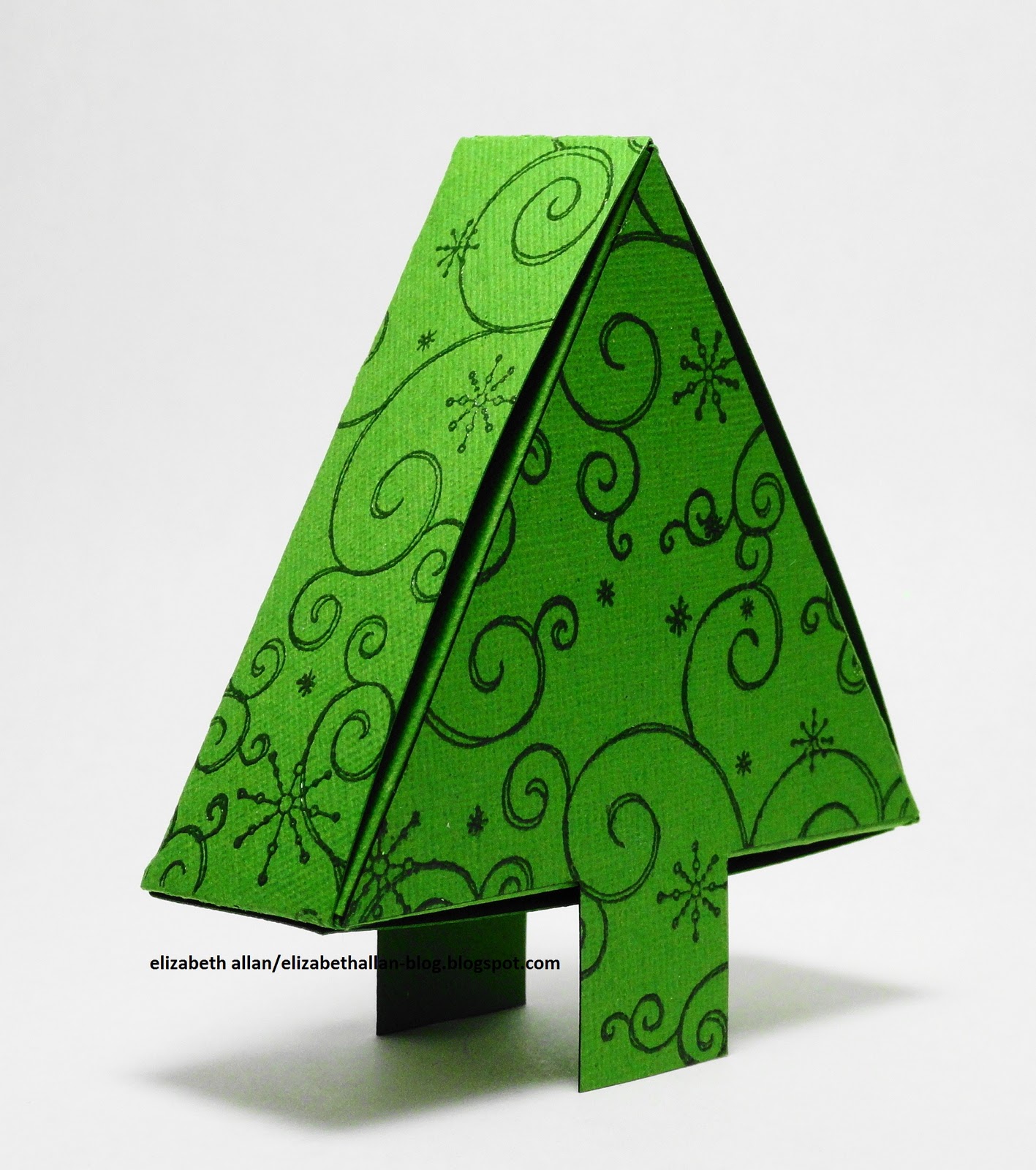 Elizabeth Allan's Art Studio A Merry Christmas Tree Box