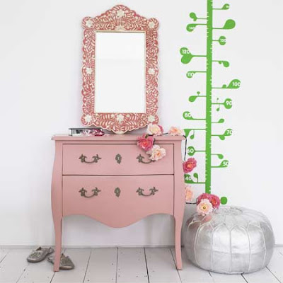 pink chest of drawers