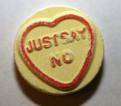 candy that says Just Say No