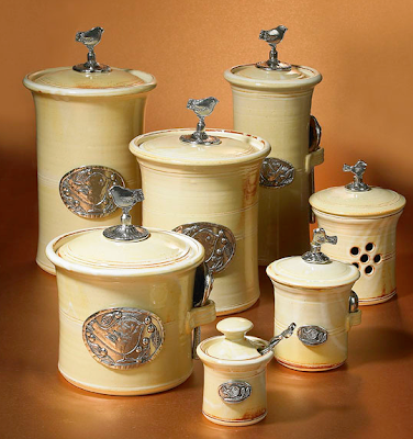 stoneware canister set