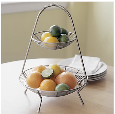 two-tier fruit basket